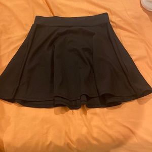 Black skater skirt
